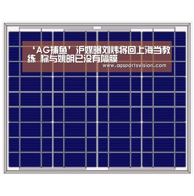 ‘AG捕鱼’沪媒曝刘炜将回上海当教练 称与姚明已没有隔膜(图3) AG平台